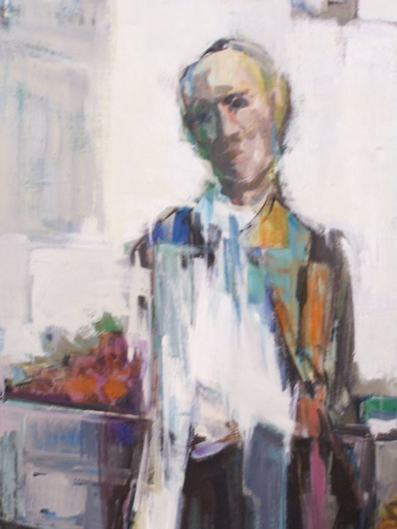 Modern Abstract Oil on Canvas