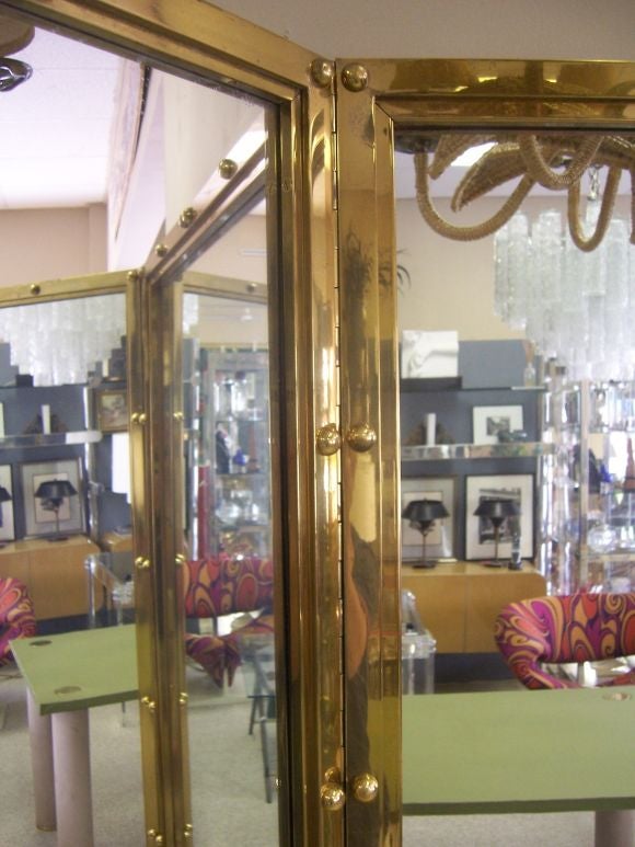 A Three-Panel Dressing Mirror