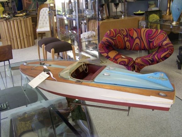 Vintage Cigar Boat Model
