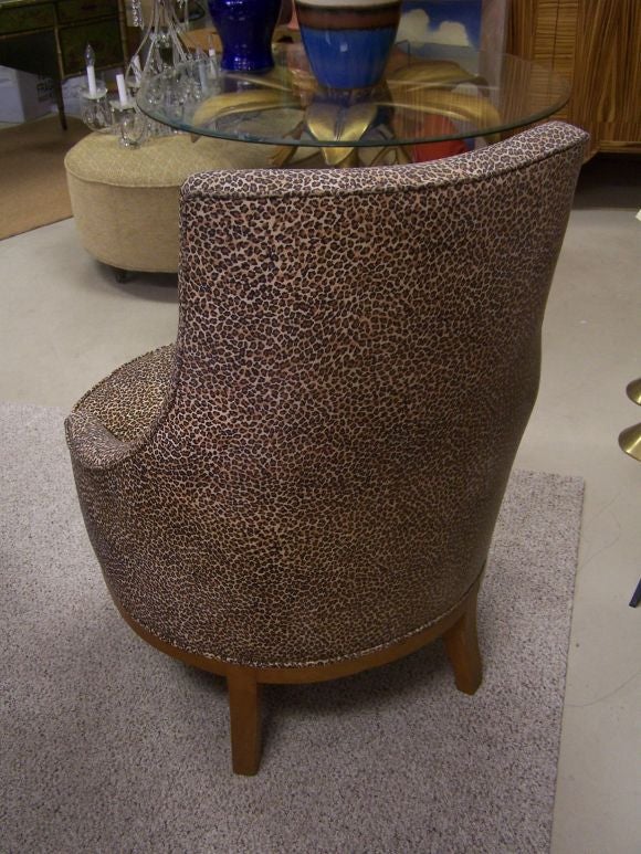 T.H. Robsjohn-Gibbings Leopard Chair