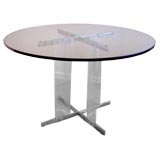 Albrizzi Lucite Base Center/Dining Table