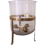 A Gabriella Crespi Hurricane Lamp (signed)