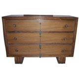 Cerused Wood Chest of Drawers