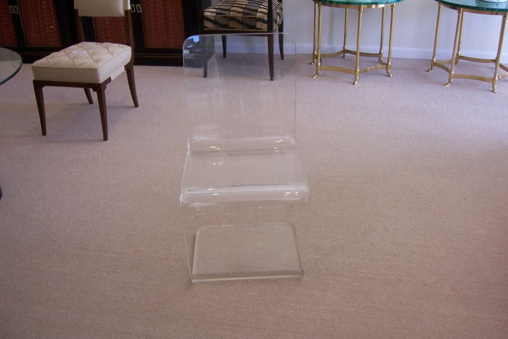 A Set of Four Lucite 