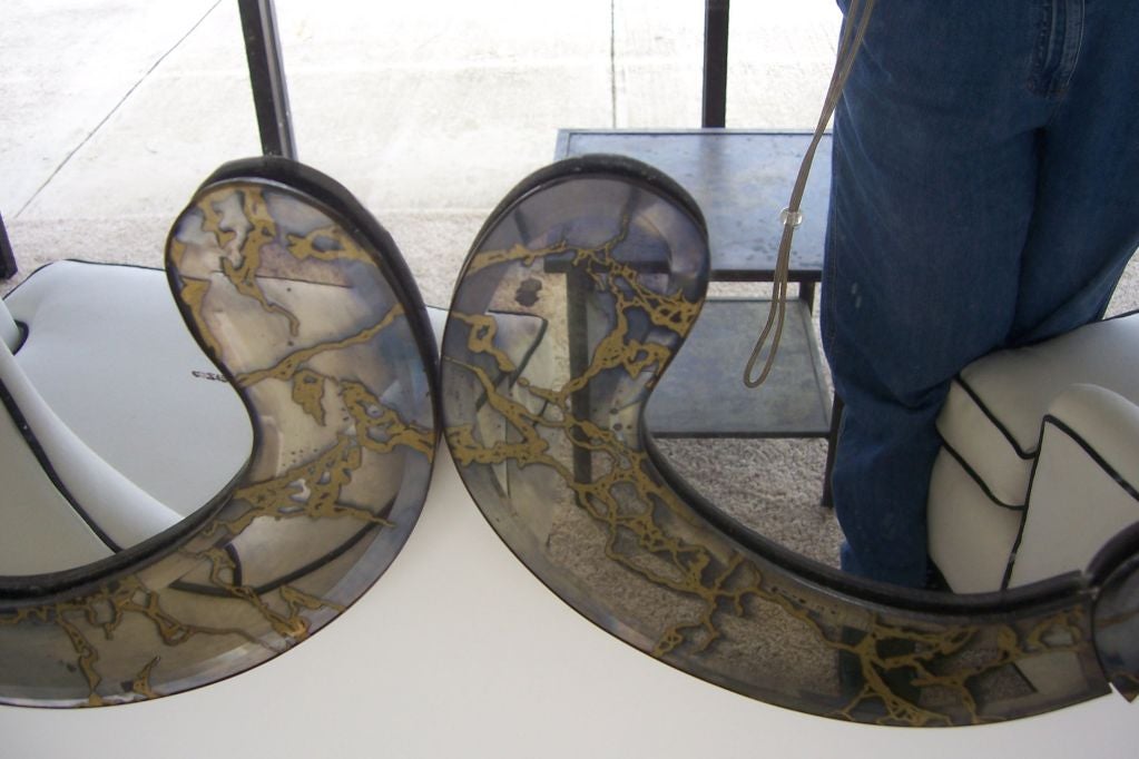 An Oversized Scalloped Mirror