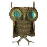 A Curtis Jere Owl Table Sculpture (signed)