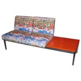 Vintage A Two Seat Bench by Goodform with Artist  Printed Cusions