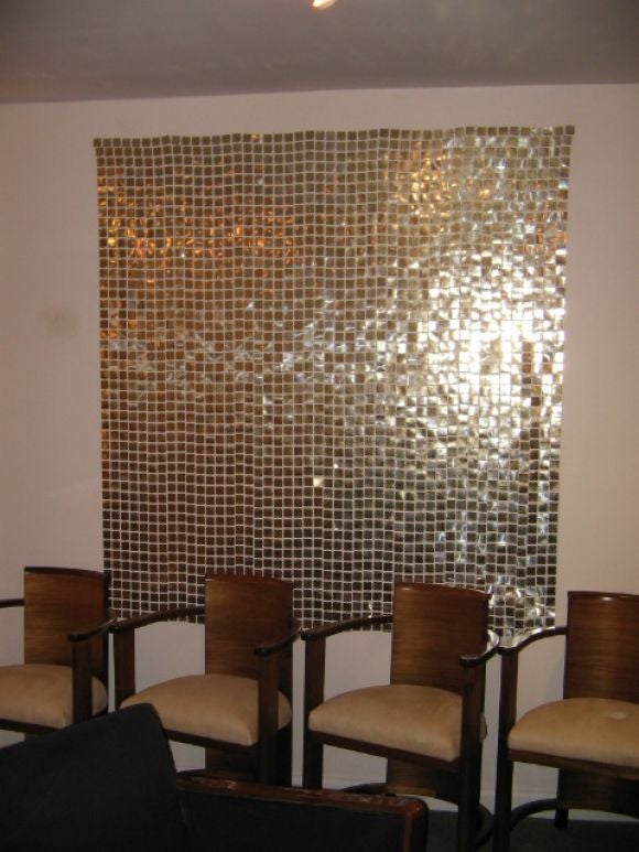 Italian A Gold Space Curtain by Paco Rabanne for Softwear, Italy