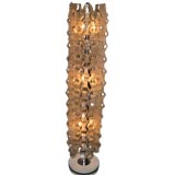 A  Free Standing Murano Glass "Chandelier" Floorlamp by Mazzega