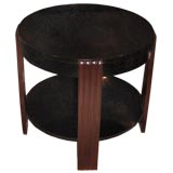 A Double Tiered Art Deco Occasional Table in Palissander