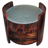 Superb Modernist Occasional Table In Maccasar Ebony Superb Modernist Occasional Table In Maccasar Ebony