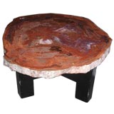 A Fossil Topped Occasional Table by Ado Chale