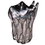 A Very Large Hand Blown Vintage Murano Glass Vase