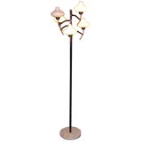 Retro A Five Arm Floorlamp with Marble Base