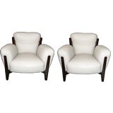 A Pair of Fabulous Leather Club Chairs by Josef De Coene