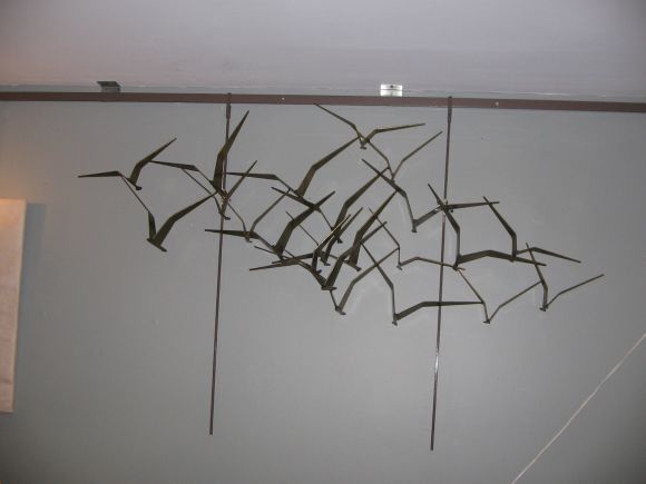 American A Bronze Wall Sculpture by Curtis Jere