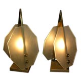 A Pair of Small Modernist Table Lamps