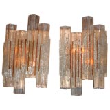 A Pair of Wall Sconces by Venini