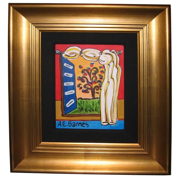 An Original Acrylic on Canvas Painting by A .E. Barnes