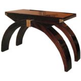 Exceptional Art Deco Rosewood console table attrib. to E. Printz