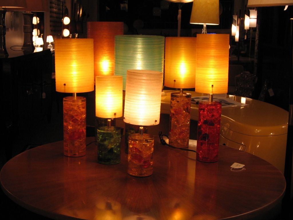 Mid-20th Century A Selection of Crackled Resin Table Lamps