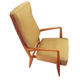 A Leather Armchair by Gio Ponti for Cassina, Model 589