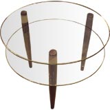 A Modernist Occasional Table in Glass by Gino Levi Montalcini