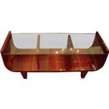 A Rare Art Deco Cocktail Table in Rosewood by Gio Ponti