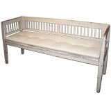 Wood bench