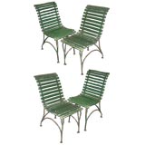 Four French Garden Chairs Antique Four French Garden Chairs