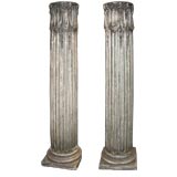 Pair of Terra Cotta Columns