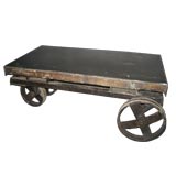 Industrial coffee table