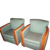 Pr of French Arm Chairs
