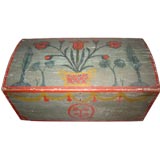Painted Wooden Dome Box