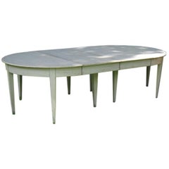 Painted dining table Antique Painted dining table