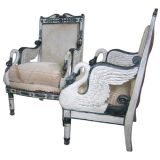 Antique Pair of armchairs