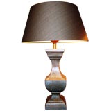 Wood Finial Lamp