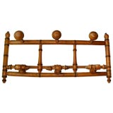 Vintage Faux Bamboo Multi Prong Hat Rack