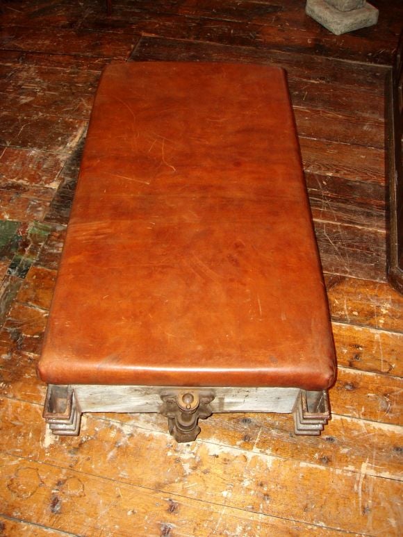 20th Century Coal Miner Cart Coffee Table