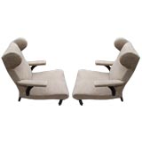 Pair of Napoleon III Wing Chairs