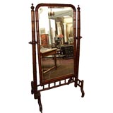 Faux Bamboo Standing Floor Mirror