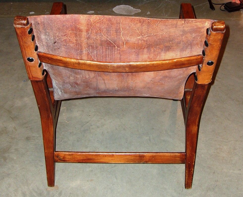 Mid-20th Century Pair of Leather Chairs