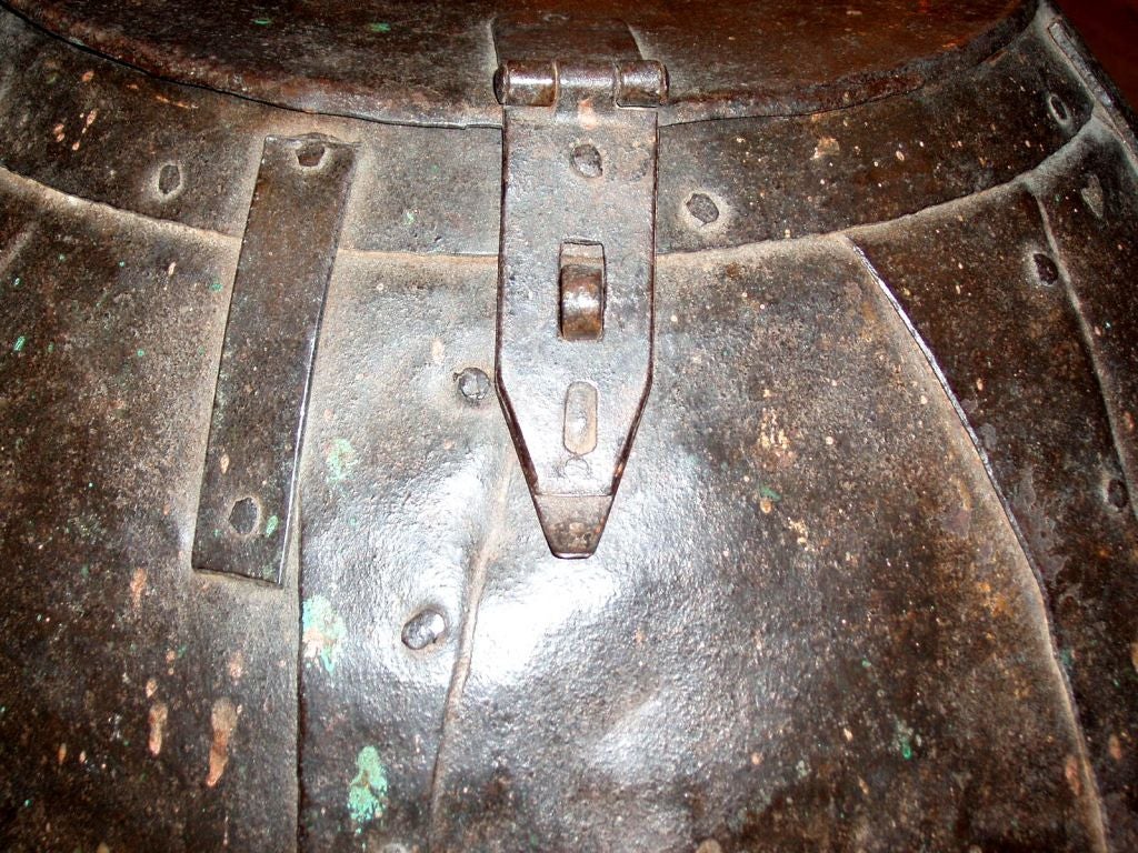 19th Century Iron Storage Bin