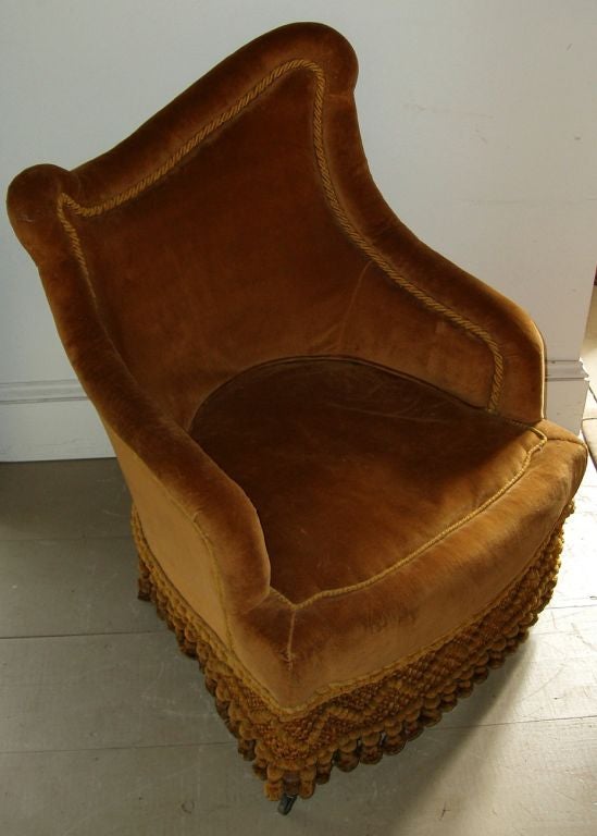 Wood Pair of Napoleon III Chairs