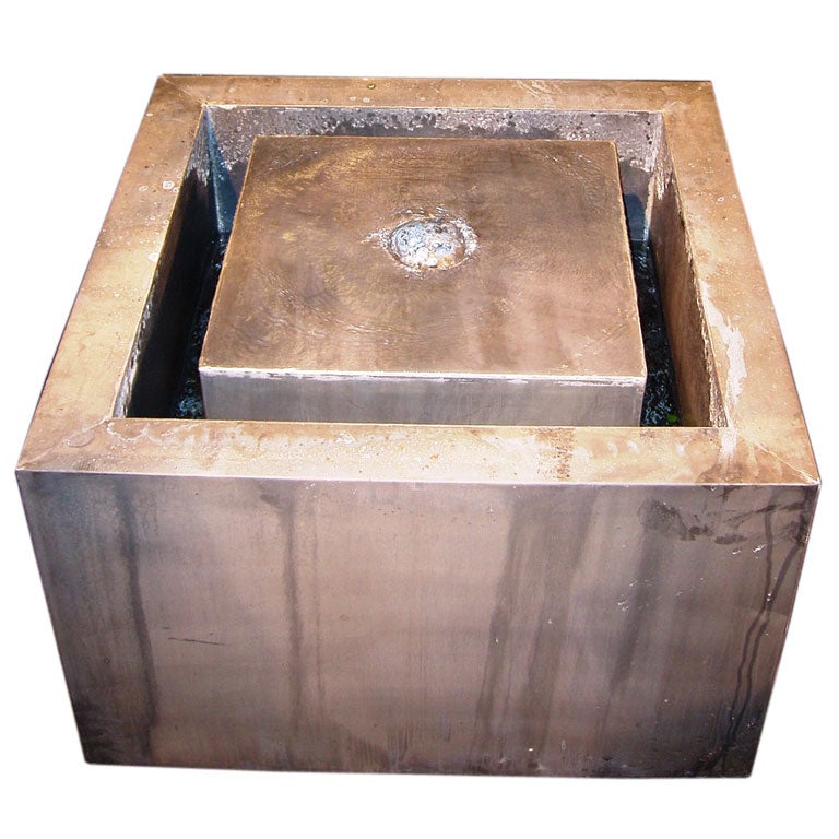 Zinc Fountain at 1stdibs