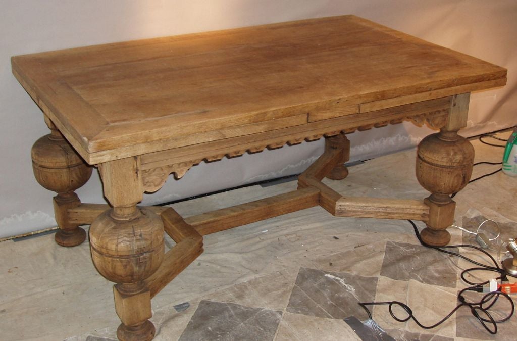 Bleached Oak Dining Table 3
