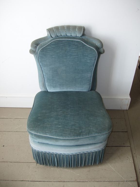 Pair of Napoleon III Armless Chairs