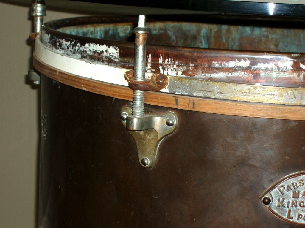 Kettle Drum Side Table at 1stDibs