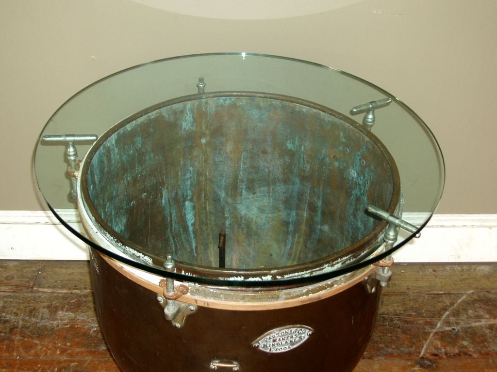 Kettle Drum Side Table at 1stDibs