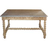 Bleached Side Table